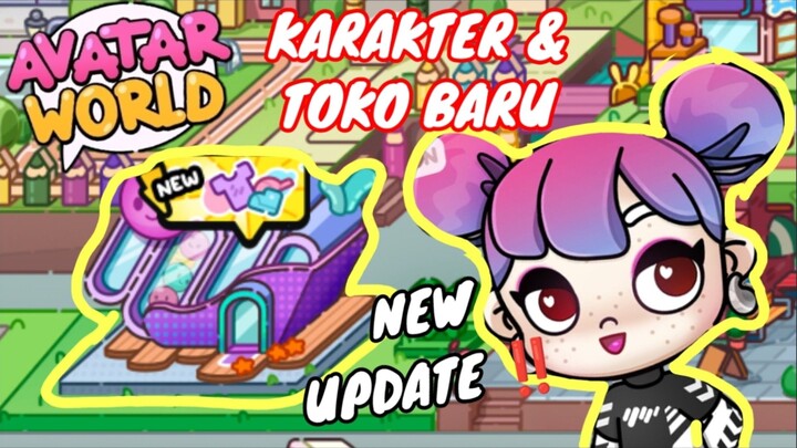 NEW UPDATE‼️BANYAK KARAKTER BARU, TOKO BAJU & KERETANYA BISA PINDAH TEMPAT 😄#avatarworld #nuriagame