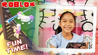 IT'S FUN TIME WITH MY PET UNICORN 🦄 IN THE PLAYGROUND!! Roblox "Adopt Me!" | Amazing Zia