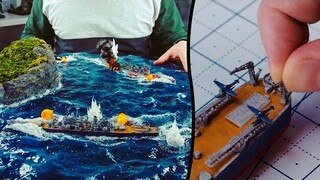 [World of Warships Blitz] / Building Super Realistic Ocean Diorama