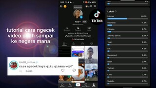 tutorial cara ngecek video sampai ke negara mana