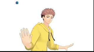 MMD Jujutsu Kaisen dancing to specialist Yuuji Itadori