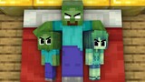 Monster School: Baby Zombie Become Strong Because Baby Sister - Sad Story - Minecraft Animation