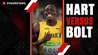 KEVIN HART vs USAIN BOLT ⚡ #PokerStars #HartvsBolt