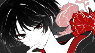 [Black Master's Handwriting] Kissing scene with a madman