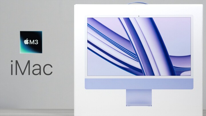 M3 iMac 24 简单开箱：一件性能出色的漂亮家具