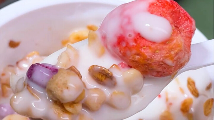 How to Confess Your Feelings Gently #Meal Replacement# Stirred Yogurt# Cereal# Snacks