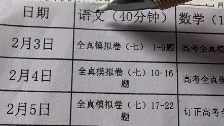 My little sister is rushing her winter vacation homework.