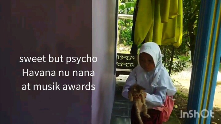 Khanza sweet but psycho + Havana nu nana perfomance at musik awards 2026