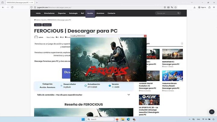 FEROCIOUS | Descargar para PC