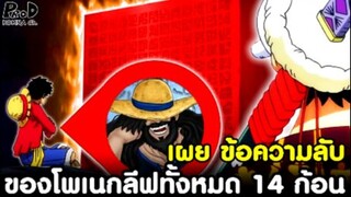 วันพีช - เปิดเผย ข้อความลับ&ที่ตั้ง ของโพเนกลีฟทั้งหมด 14 ก้อน [KOMNA CHANNEL]