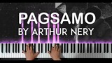 Pagsamo by Arthur Nery piano cover with lyrics / free sheet music
