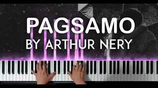 Pagsamo by Arthur Nery piano cover with lyrics / free sheet music