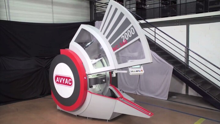 Avyac NC540 - the unique 5 axis grinding machine for long drills and cylindrical tools