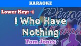 I Who Have Nothing by Tom Jones (Karaoke : Lower Key -1)