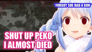 Pekora Funny Rage at Jessica 【Hololive English Sub】