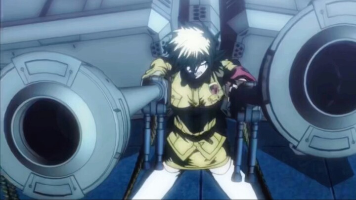 A semi-automatic cannon capable of firing 300mm caliber explosive incendiary bombs