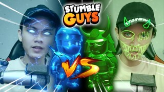 AKU COSPLAY MENJADI KARAKTER SKIN DI STUMBLE GUYS ! Aku menjadi manusia listrik DYNAMITRON...