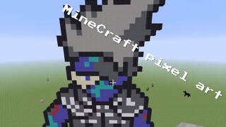 MineCraft pixel art Kakashi Hatake ( Naruto )