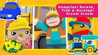 Kompilasi Lagu-Lagu Didi & Friends Berkaitan Kenderaan | Keretapi Didi, Jentera Kuat, Kereta Polis