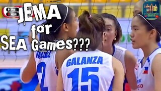 GALANZA, A PERFECT ADDITION FOR 30TH SEA GAMES | GAWONG/JEDEAN MOMENT | VOLLEYBALL