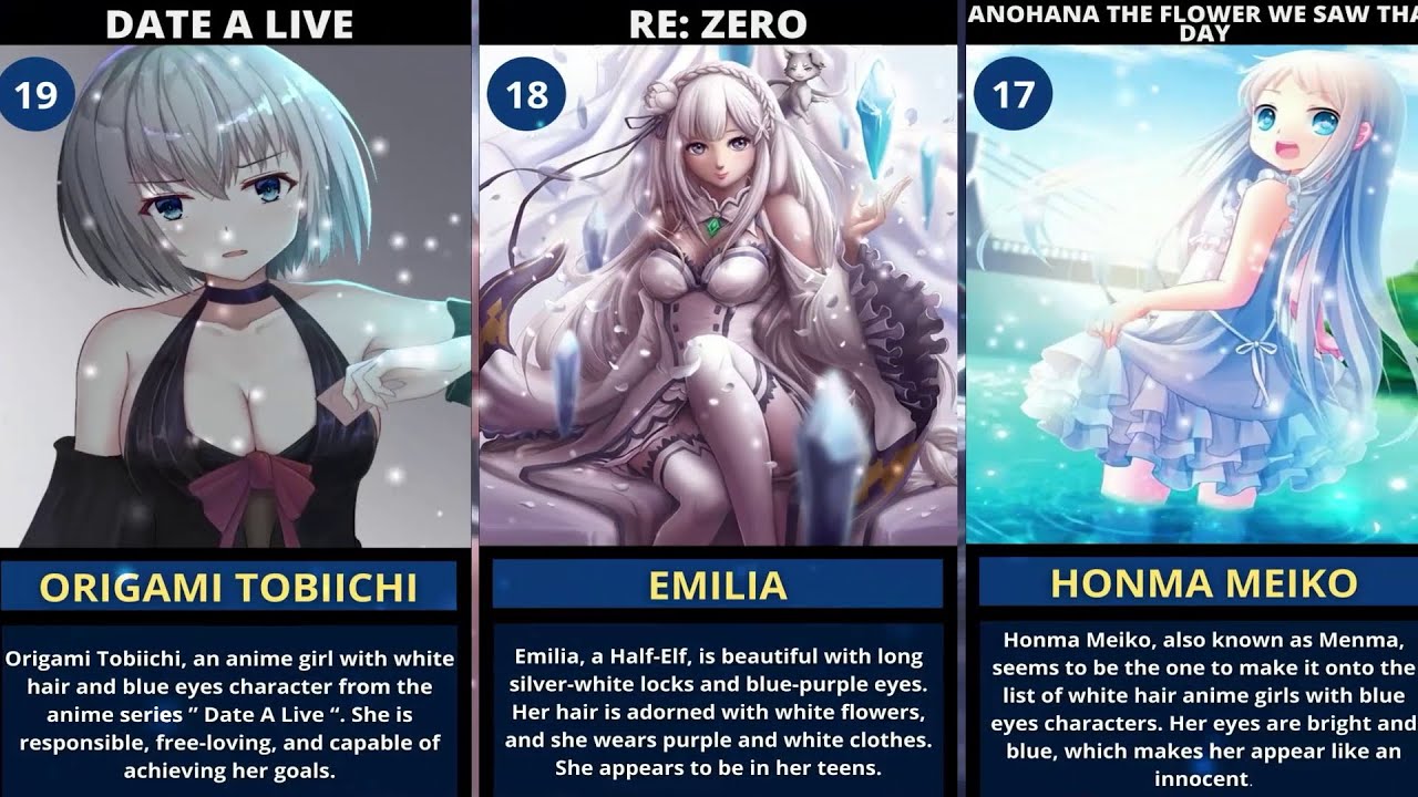 TOP 27 BEST WHITE HAIR ANIME GIRL THAT WILL BLOW YOUR MIND - Bilibili