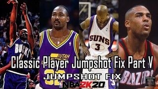 Classic Player Jumpshot Fix NBA 2K20 Part V