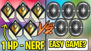 5 Radiant with 1 HP VS 5 Iron Players! - REMATCH!