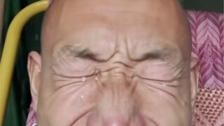 He cried when something happened to the troll.