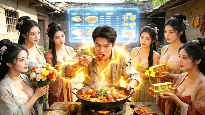 Transmigrasi jadi pemuda miskin, pakai hot pot modern jadi miliarder!