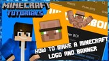 HOW TO MAKE A MINECRAFT LOGO AND BANNER FOR YOUR YOUTUBE CHANNEL | CharlesDGreat