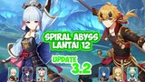 Spiral Abyss Floor 12 Update 3.2 | DPS Ayaka & Thoma | FULL STAR 9⭐ | Genshin Impact Indonesia