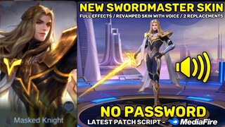 Revamped Lancelot Swordmaster HERO Skin Script No Password - Full Sound & Full Effects | MLBB