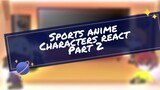 ||sports anime characters react||part 2||yuri on ice||