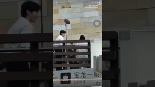 [vid] Zhao Lusi and Chen Zheyuan filming “Hidden Love “