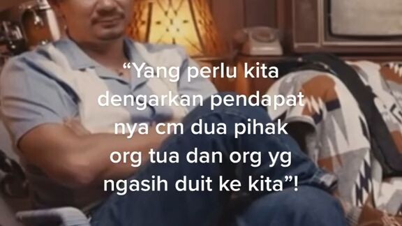 uang hanya perlu kita dengarkan