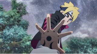 Code showed  true power of White Karma  Code meets Momoshiki after he wanted to kill Boruto