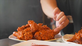 Mukbang Mâm Gà Rán Sốt Buffalo của vị huynh đài béo ú này đó mà #amthuc