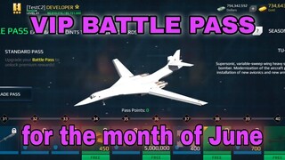 Modern Warships: VIP BATTLE PASS for the month of June