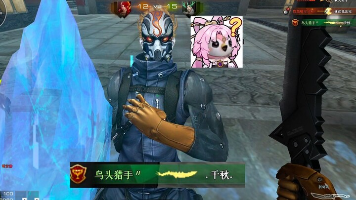A swordsman slays another swordsman with a single slash?