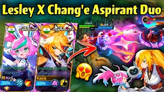 LESLEY & CHANG'E ASPIRANT DUO GAMEPLAY🔥 Deadeye Sniper & Tech Tensai❤️