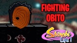 Fighting OBITO UCHIHA & The CREATOR | Shinobi Life 2 Story