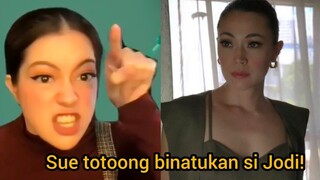 Sue Ramirez palaban na Kabet!  Totoong binatukan si Jodi Sta. Maria!