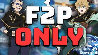 Beating Noelle's Downpour With Only F2P Characters In Black Clover Mobile