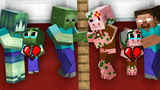 Monster School Bad Father Zombie กับ Zombie และ Pigman Family - Sad Story - Minecraft Animation