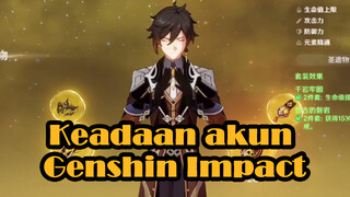 Keadaan akun Genshin Impact