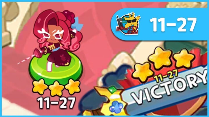 How To Clear 11-27 With 3 Stars | Cookie Run Kingdom