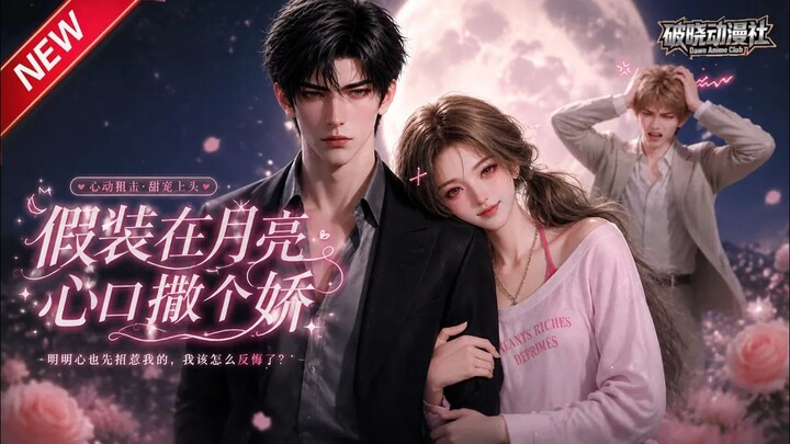 Pretend to act all cute and clingy with the moon