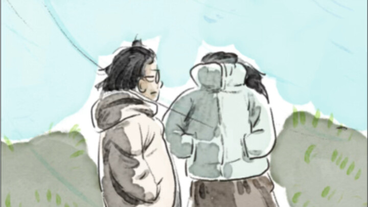 起猛了，出门看到了刑天穿羽绒服！