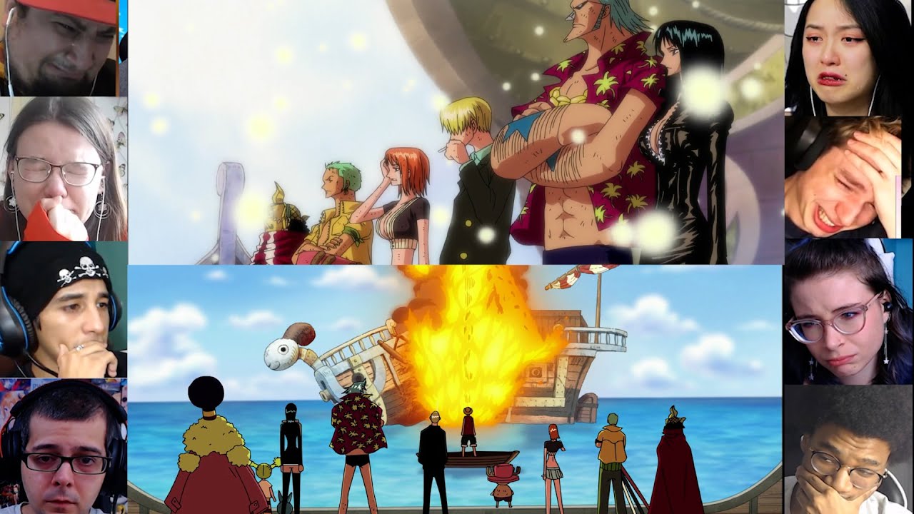 CRYING OVER A SHIP ! GOING MERRY's DEATH ! ONE PIECE EPISODE 312