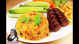 ข้าวผัดน้ำพริกอ่อง Thai Northern Style Chilli Paste Fried Rice l Sunny Thai Food